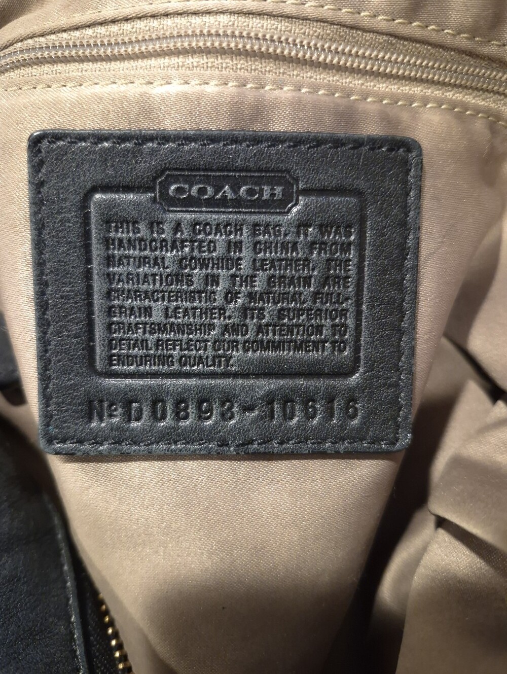 Coach Carly Leather Shoulder Bag - Picture 7 of 11